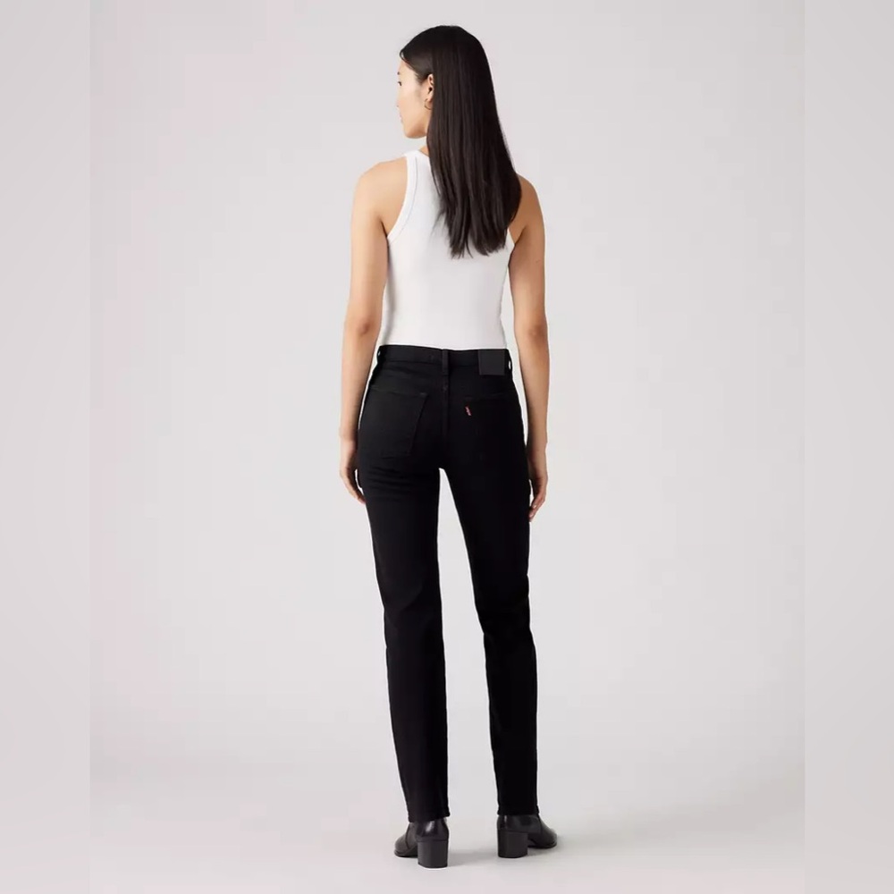 Levi’s Wedgie Straight Black Size 28 - Picture 3 of 7